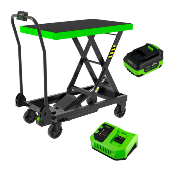 Mesa Hidráulica a Bateria - 500KG com Bateria e Carregador Incluídos JBM
