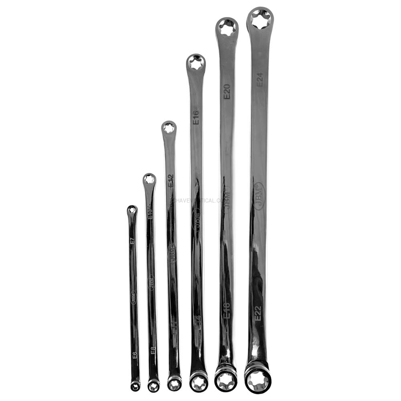 Módulo de 6 Chaves Torx Extra Longas JBM