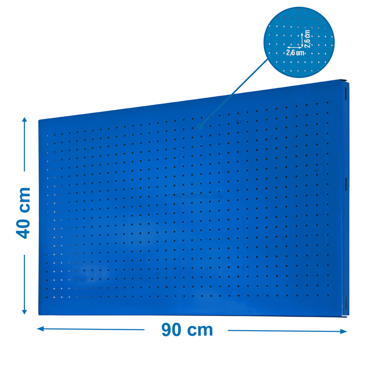 Painel Perfurado para Ferramentas Painel Perfurado 900X400MM AZUL
