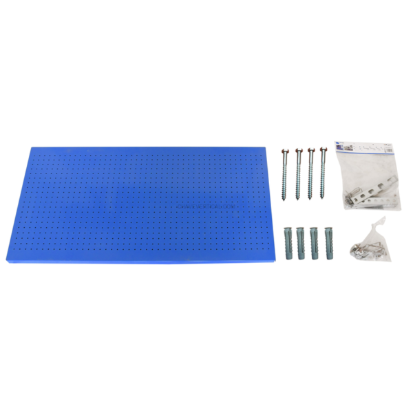 Painel Perfurado para Ferramentas PANELCLICK 1500X400 AZUL + 22 HOOK + 3 ACCE - 400 x 1500 x 35 mm