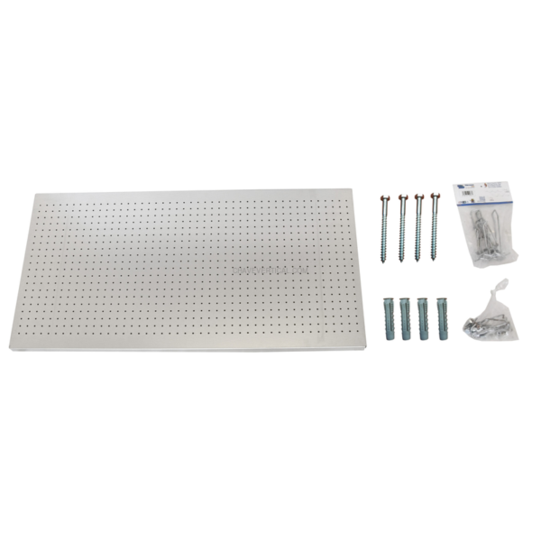 Painel Perfurado para Ferramentas PANELCLICK 900X400 Galvanizado + 14 HOOK + 3 ACCE - 400 x 900 x 35 mm