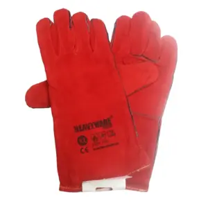Par Luvas Soldador POWERED Pele de Bovino Tamanho 10 – XL