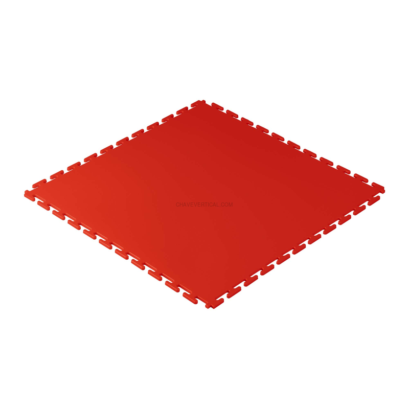 Placa Vermelha de PVC para Chão JBM