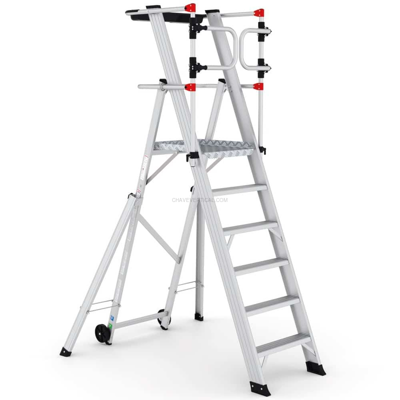 Plataforma de Alumínio Artis Plus PERSUM 4+1 Degraus 150 KG