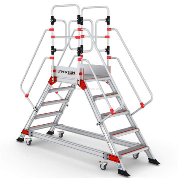 Plataforma Industrial de Alumínio EPC PERSUM 4+1 Degraus 150 KG