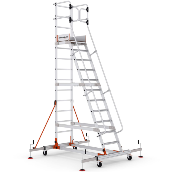 Plataforma Industrial de Alumínio RD PERSUM 11+1 Degraus 150 KG