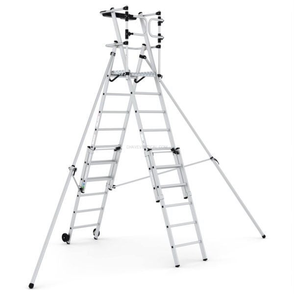 Plataforma Telescópica Janus PERSUM Altura de Trabalho 3,80 a 4,60 M 150 KG