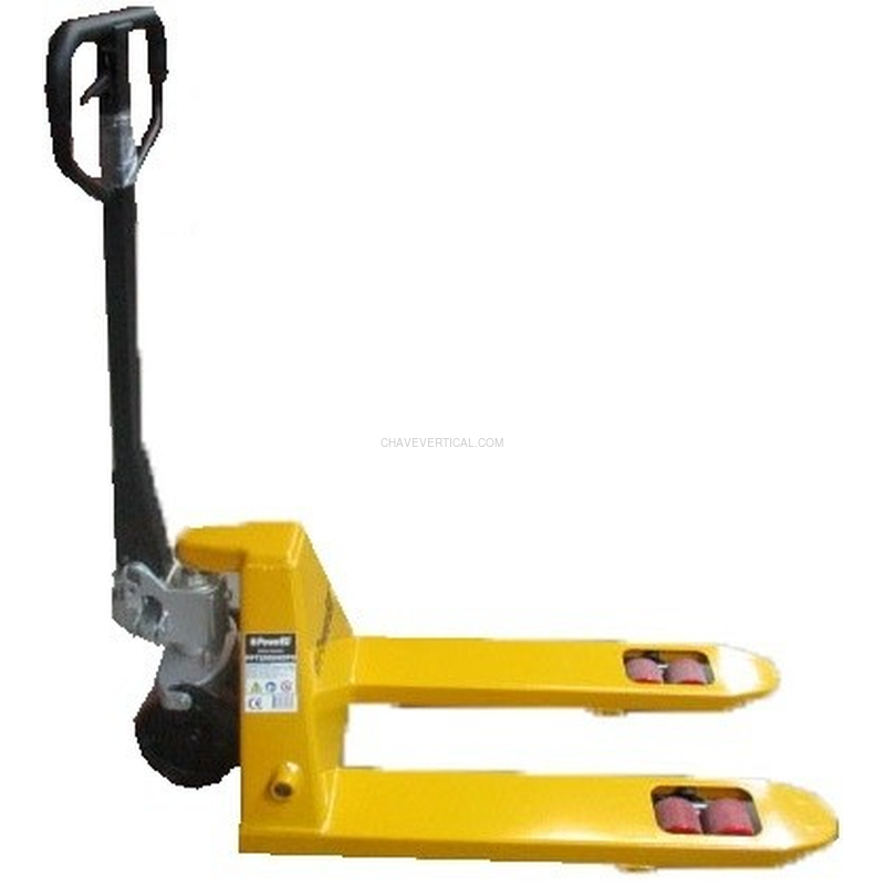 Porta-paletes manual curto POWERED PPT2500SDNW 2500 kg garfos 800 mm