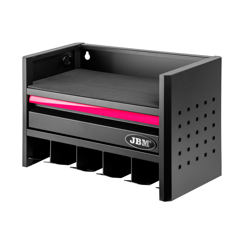 Prateleira de Armazenamento para Ferramentas Elétricas de 3 Níveis - Rosa JBM
