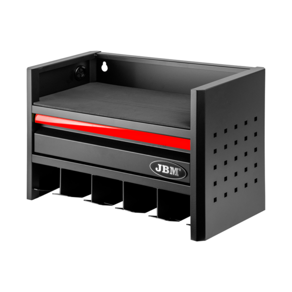Prateleira de Armazenamento para Ferramentas Elétricas de 3 Níveis - Vermelho JBM