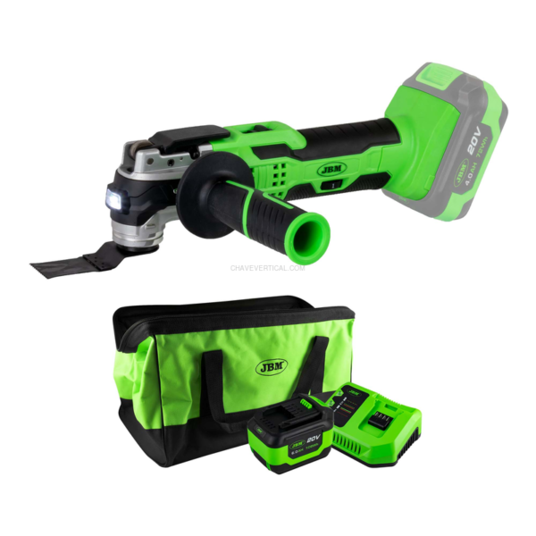 Promo 60041 Ferramenta Multi-funcional de Oscilação Sem Fio + 60015 + 60016 + 53782 JBM