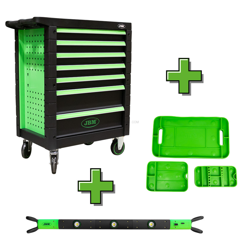 Promo Conjunto de 3 Bandejas de Ferramentas Elásticas Anti Derrapante 53903 + 53904 + 53570 JBM
