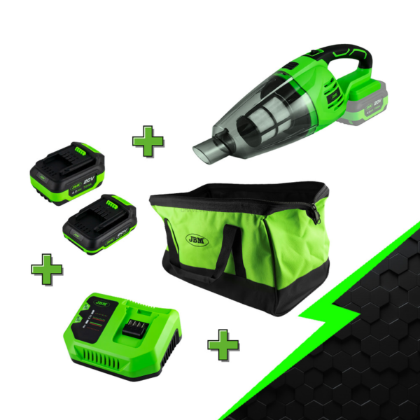 Promo Electr: Limpador de Vácuo Portátil Ref. 60001 + 60012 + 60013 + 60016 + 53782 JBM