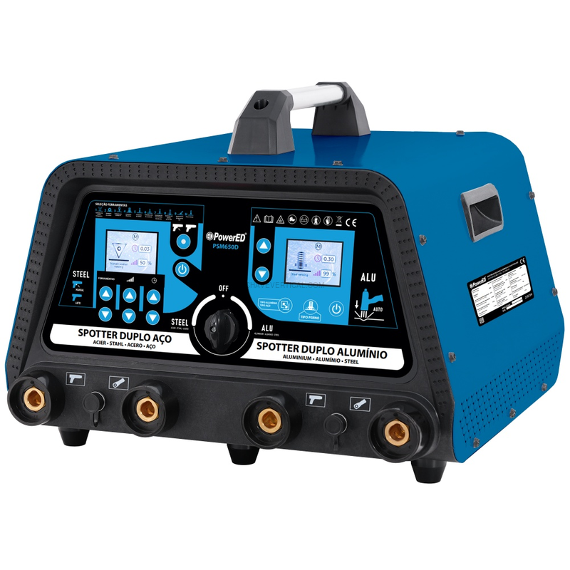 Spotter Duplo Aço Alumínio Powered PSM650D 0,65 kVA 400V