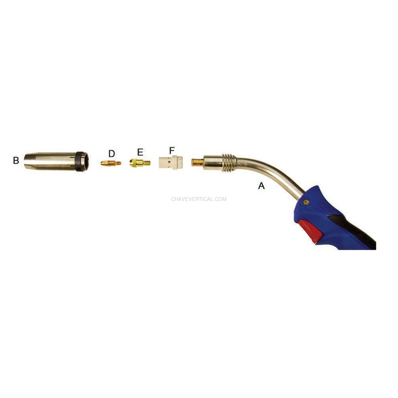 TOCHA COMPLETA MIG 36 - 4 METROS HEAVYWARE