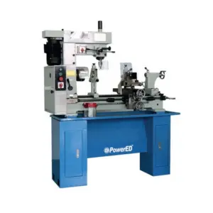 Torno Mecânico 800mm c/ Engenho e Bancada PTE800-3 380V Powered