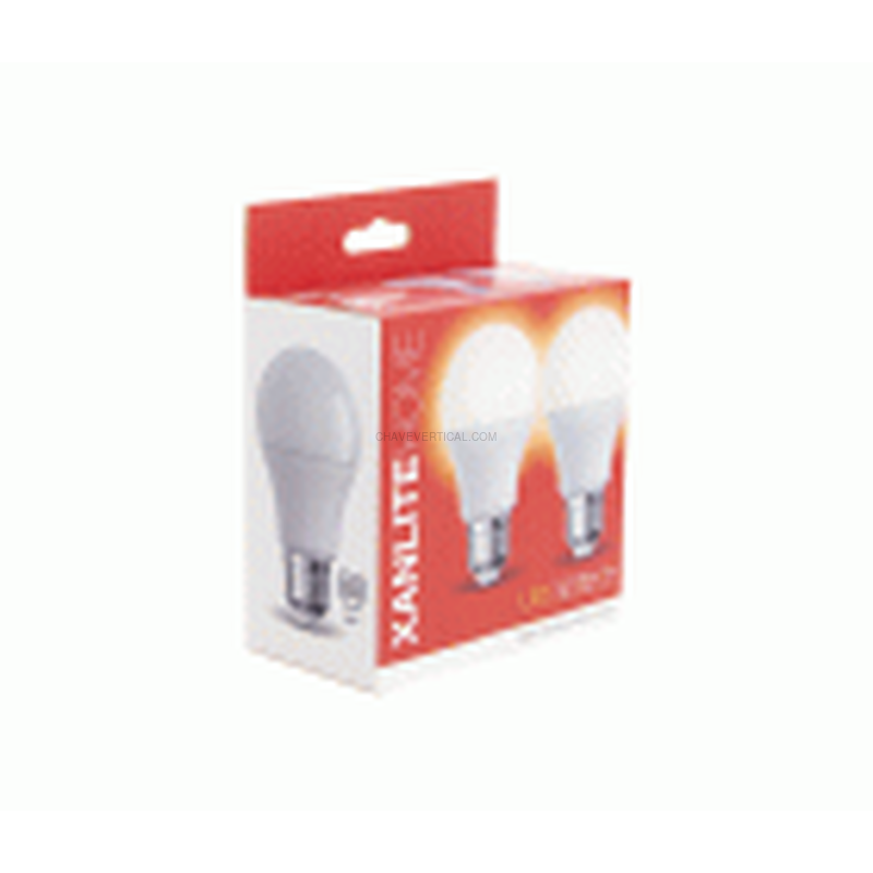 2 BOMBILLAS LED NEUTRO E27 806LM 60W XANLITE PACK2EE806GCW