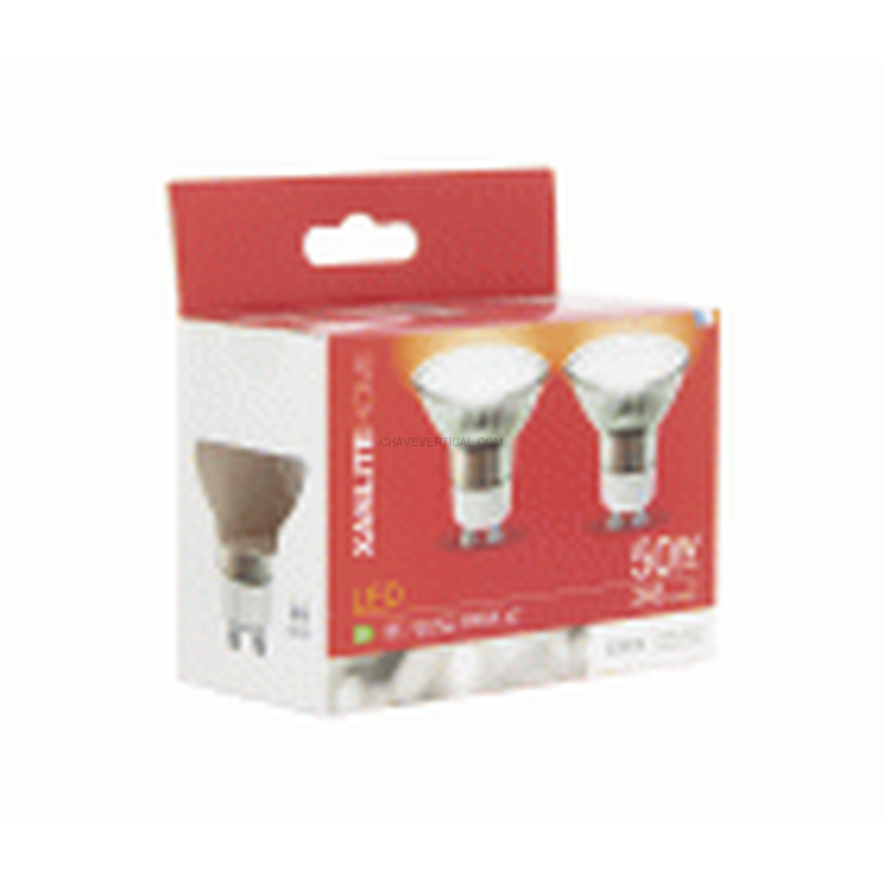 2 BOMBILLAS LED NEUTRO GU10 345LM 35W XANLITE PACK2VG50SCW