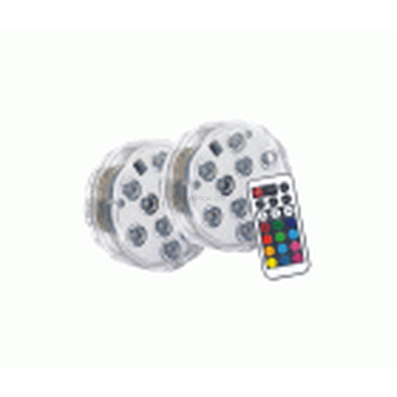 2 LAMP FLOTANTES PISCINA MANDO RGB XANLITE PACK2LPIP68RVB