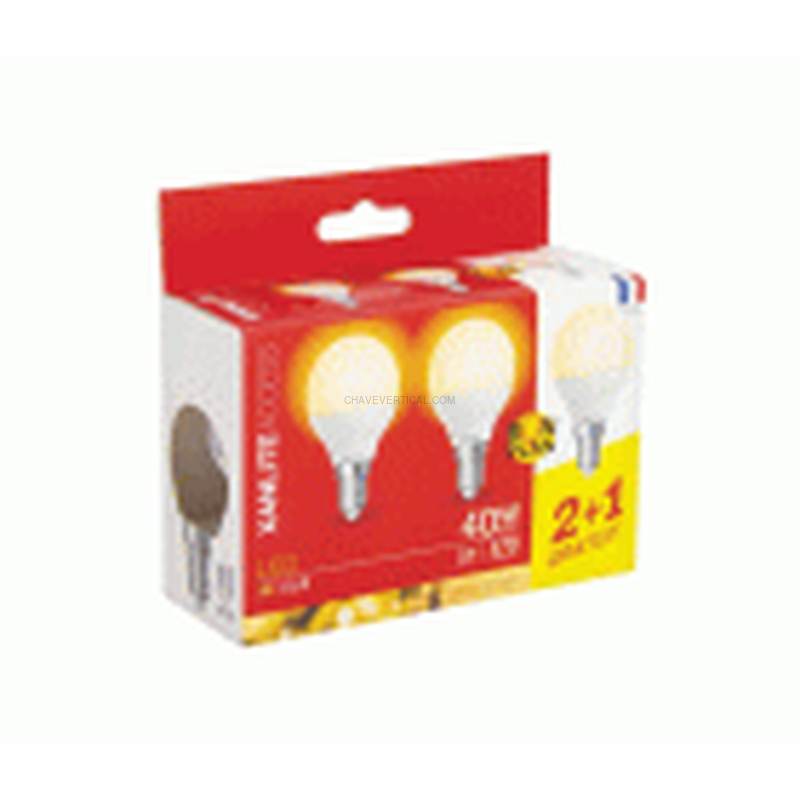 2+1 BOMBILLAS LED 470LM 2700K XANLITE PACK21EV470PIW