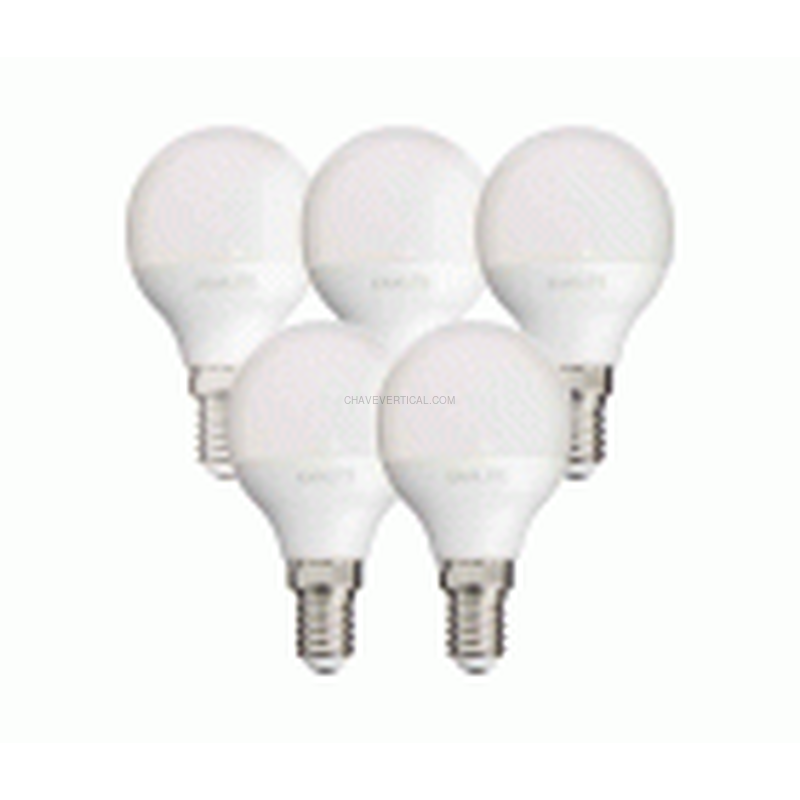 5 BOMBILLAS LED P45 E14 470LM 2700K XANLITE EG-PACK5EV470P