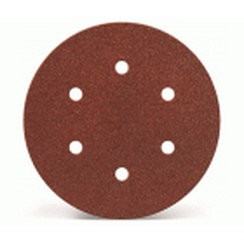 6 DISCOS LIJA 150MM 6 AGUJEROS VELCRO MSE