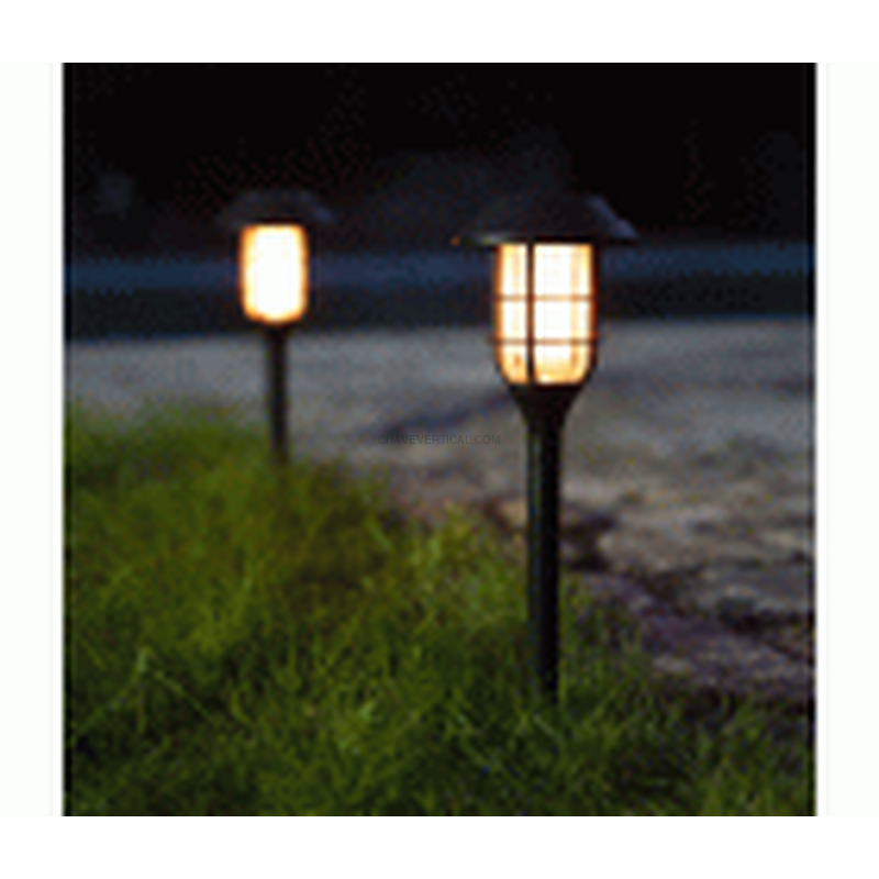 BALIZA SOLAR LED NEGRA IP44 EFEC LLAMA XANLITE EG-SOBAFLAM