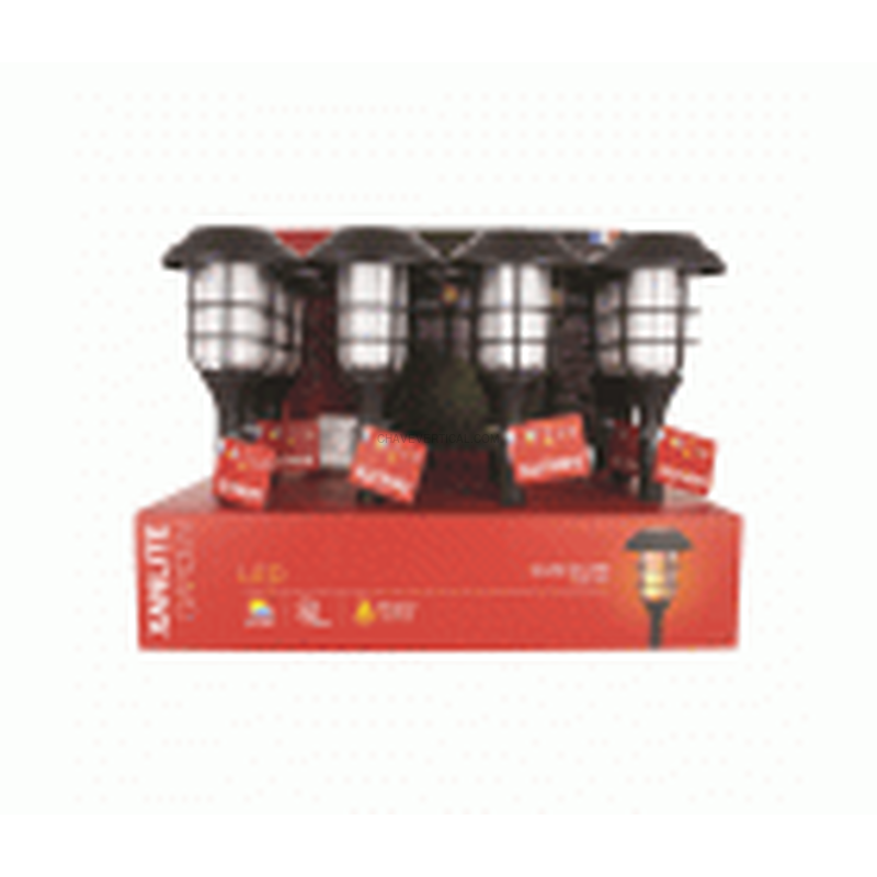 BALIZA SOLAR LED NEGRA IP44 EFEC LLAMA XANLITE EG-SOBAFLAM