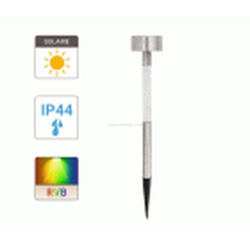 BALIZA SOLAR RGB+BLANCO METAL IP44 XANLITE EG-SOBAB1RVB