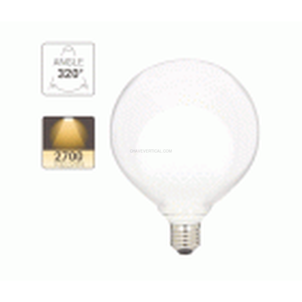 BOMBILLA DISENO DOBLE VIDRIO OPACA XANLITE RFDEB125DVMILKY