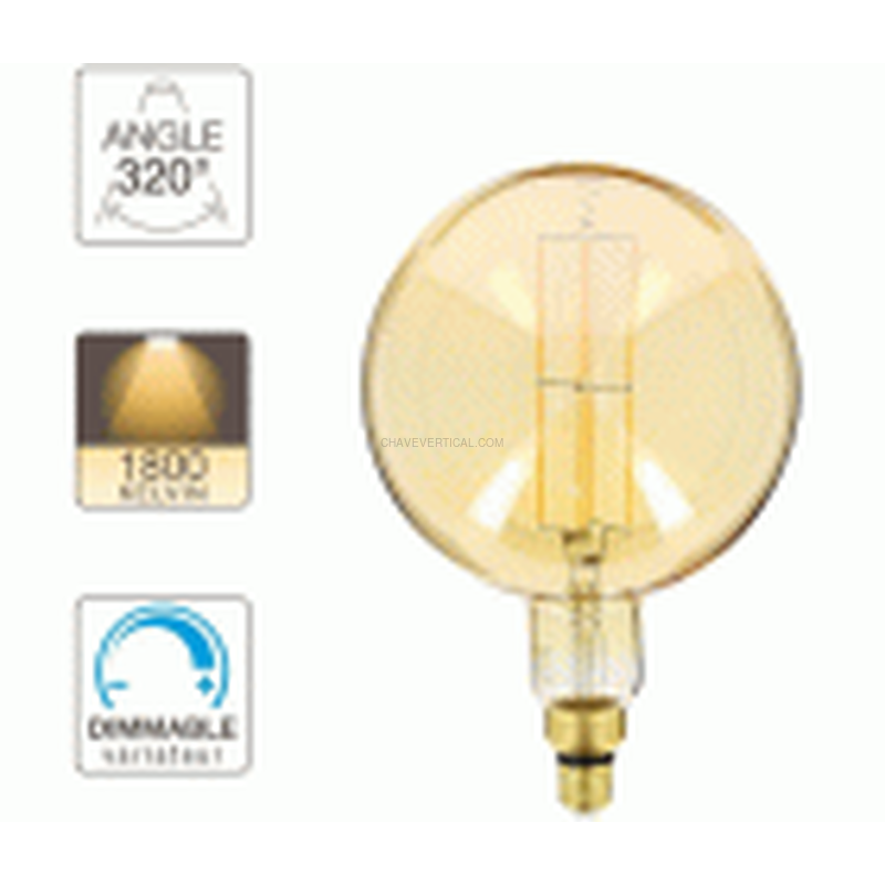 BOMBILLA LED DECORATIVA Ámbar XANLITE RFDGE500B200AD