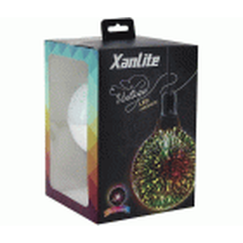 BOMBILLA LED DECORATIVA EFECTO 3D XANLITE RFDE400B1253D
