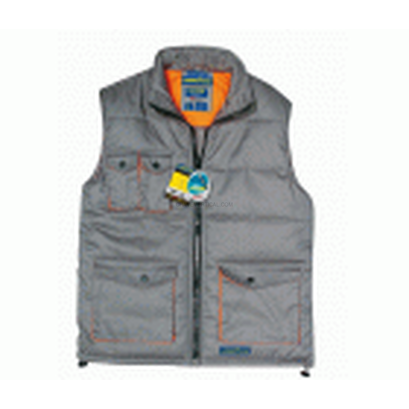 CHALECO MULTIB. ACOLCHADO GRIS/NARANJA T-L GOODYEAR G137907C