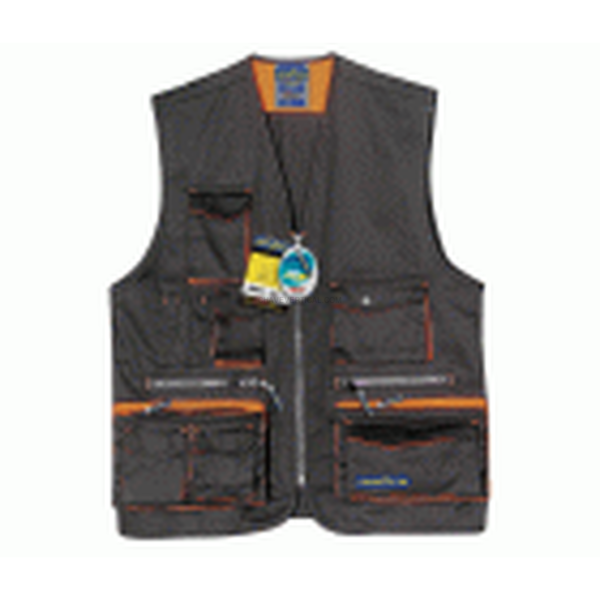 CHALECO MULTIBOLSILLO NEGRO/NARANJA T-L GOODYEAR G1379050