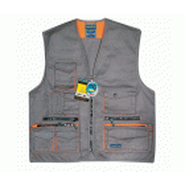 CHALECO MULTIBOLSILLOS GRIS/NARANJA T-L GOODYEAR G137905C