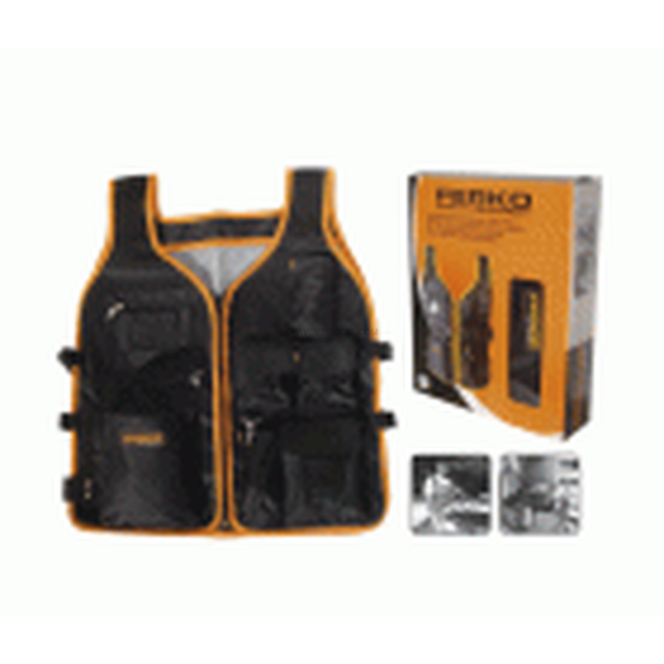 CHALECO NYLON PORTA-HERRAMIENTAS FERKO F-991121