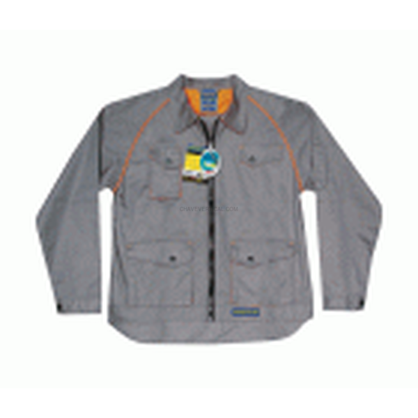 CHAQUETA BICOLOR GRIS/NARANJA T-3XL GOODYEAR G136251