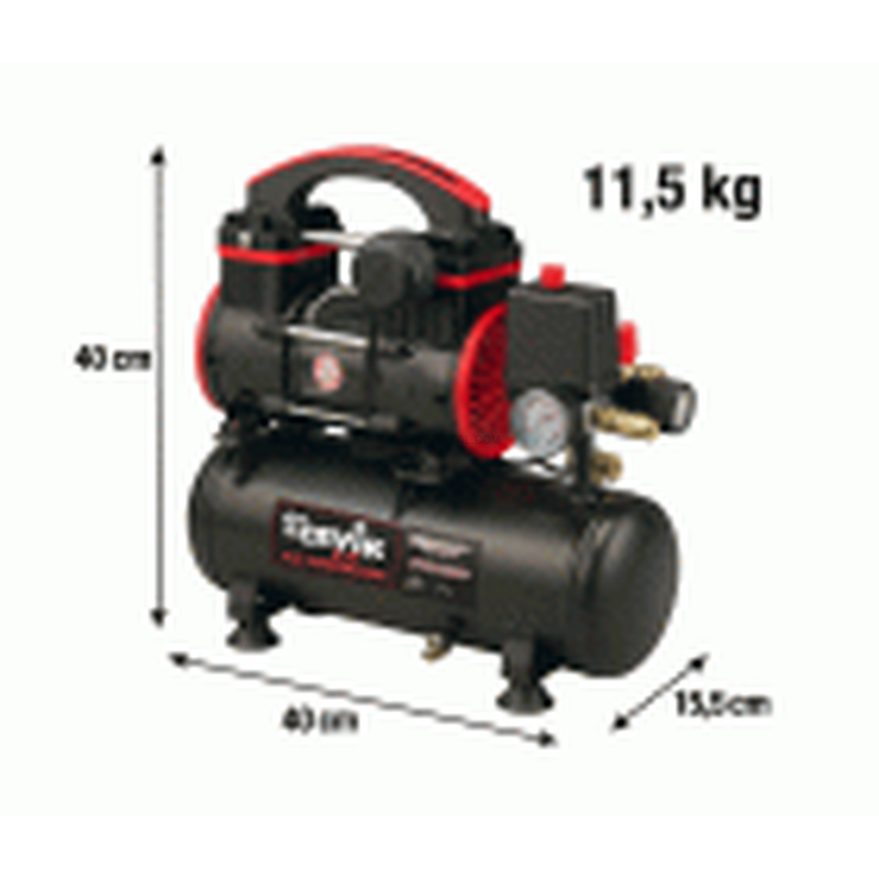 COMPRESOR SILENT 6L 1HP CEVIK PRO CA-PRO6XS