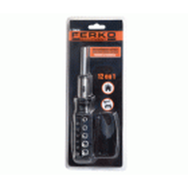 DESTORNILLADOR BOLA MULTI PUNTAS "12 EN 1" FERKO F-770014