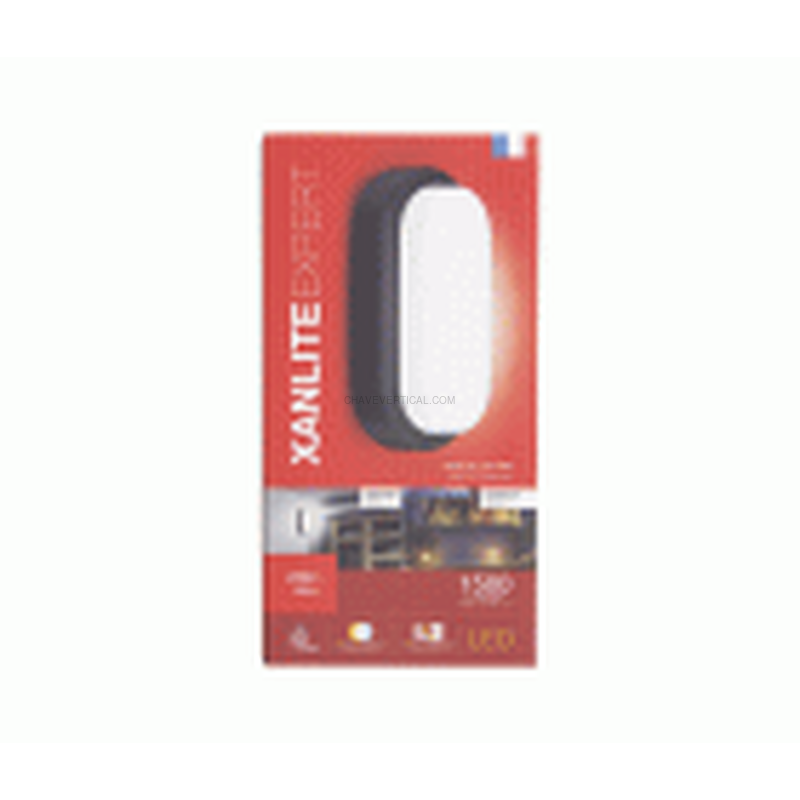 EXTERIOR LED OVALADO NEGRO 850L XANLITE HUB850ONIPCCT
