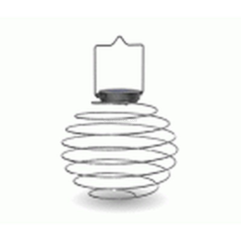 EXTERIOR SOLAR LED ESPIRAL NEGRA 22C 3000K XANLITE EG-SOLASN