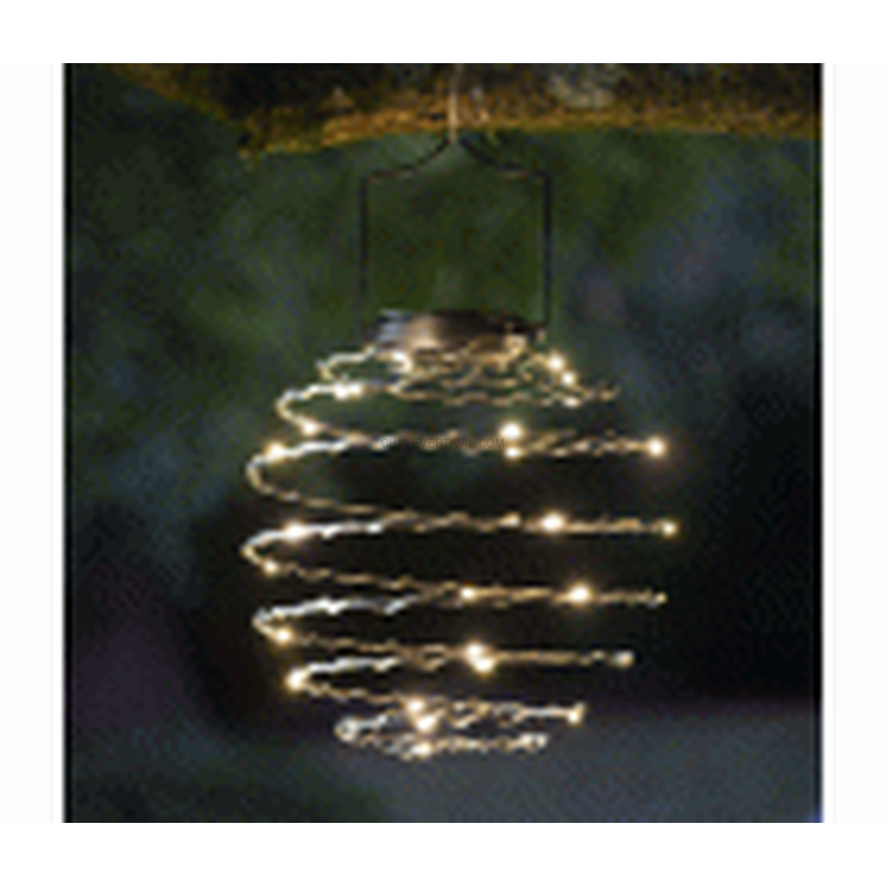 EXTERIOR SOLAR LED ESPIRAL NEGRA 22C 3000K XANLITE EG-SOLASN