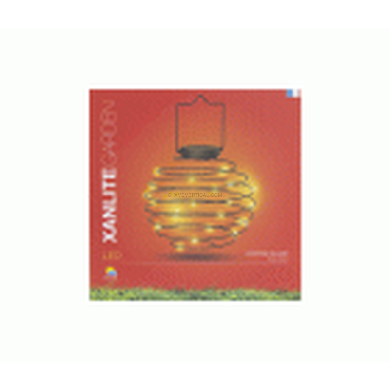 EXTERIOR SOLAR LED ESPIRAL NEGRA 22C 3000K XANLITE EG-SOLASN