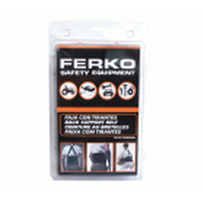 FAJA ELÁSTICA NYLON CON TIRANTES Y VELCRO FERKO F-991022