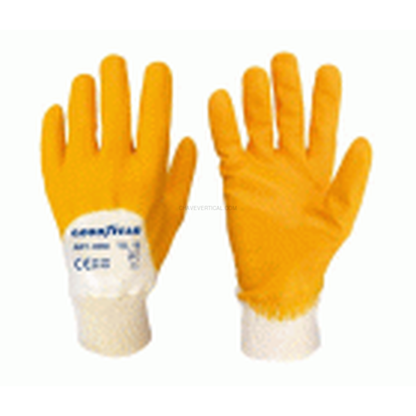 GUANTE ALGODÓN/NITRILO AMARILLO T-10 GOODYEAR G0550