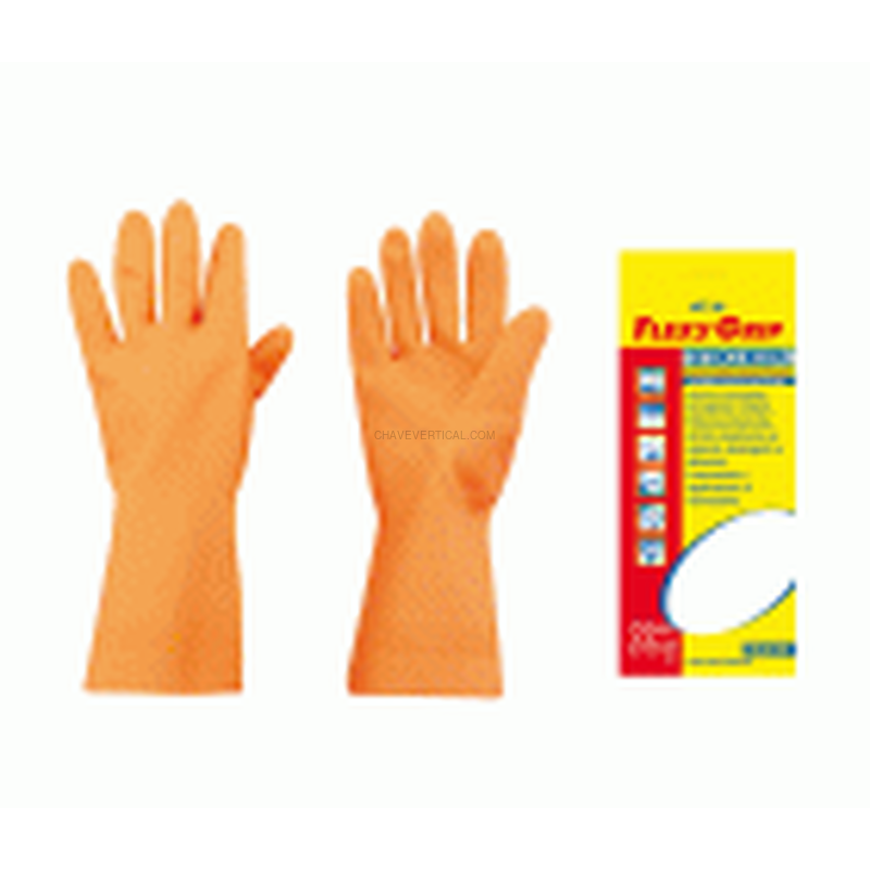 GUANTE LATEX NARANJA T-M FERKO AR-061