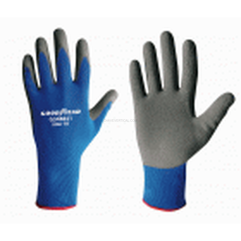 GUANTE LATEX RUGOSO AZUL T-10 GOODYEAR G348841C