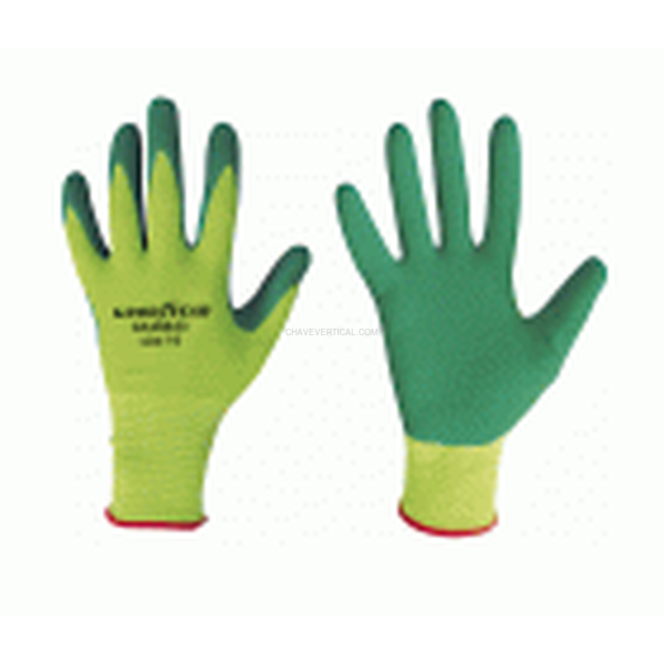 GUANTE LATEX RUGOSO VERDE T-10 GOODYEAR G348843