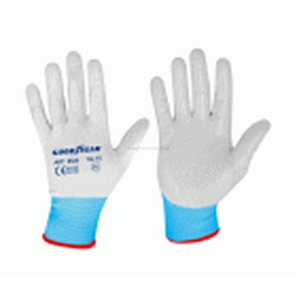 GUANTE NYLON/NITRILO BLANCO T-10 GOODYEAR G0524