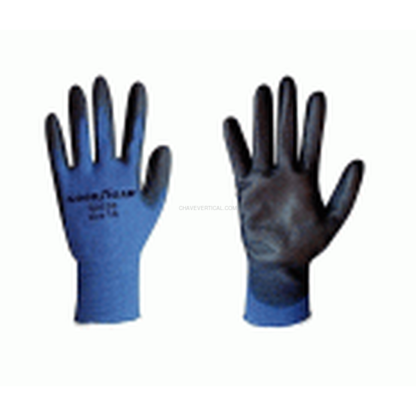 GUANTE NYLON/POLIURETANO AZUL T-10 GOODYEAR G0526